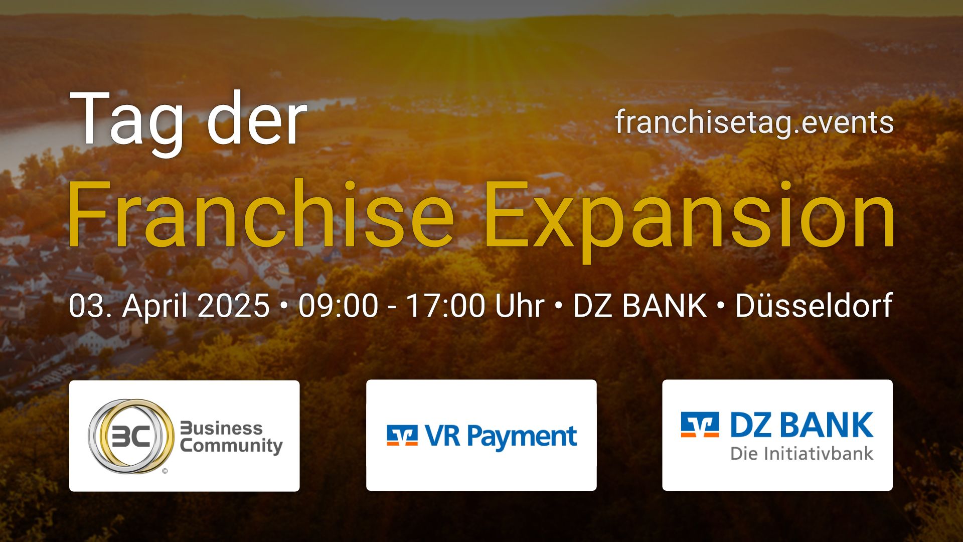 Tag der Franchise Expansion am 03. April 2025 in Düsseldorf